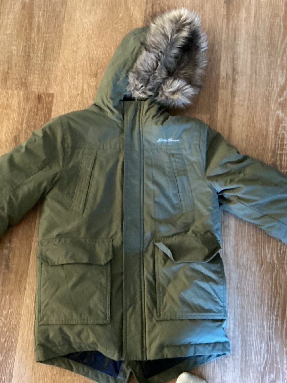 Eddie Bauer Boys Superior Down Parka Kids S 7/8